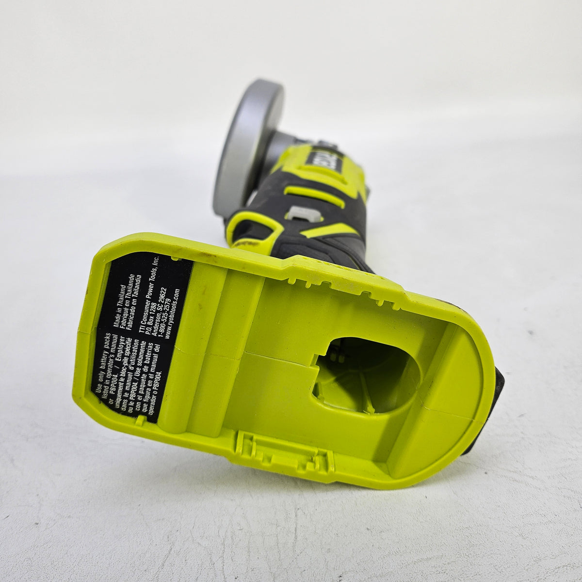 Ryobi ONE+ 18V Cordless 4-1/2" Angle Grinder PCL445 with 4.0 Ah Battery Combo