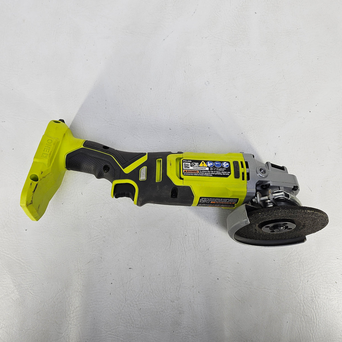 Ryobi ONE+ 18V Cordless 4-1/2" Angle Grinder PCL445 with 4.0 Ah Battery Combo