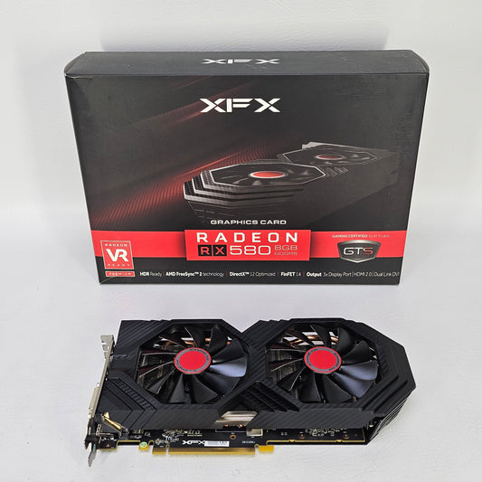 AMD Radeon RX 580 8GB GDDR5 XFX GTS XXX Edition OC+ Graphics Card RX-580P8DFD6