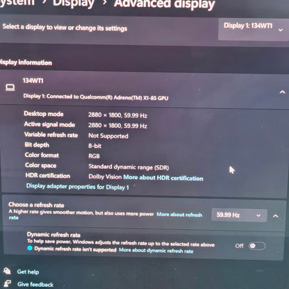 Dell XPS 13 9345 13.4" Snapdragon X Elite X1E80100 3.42Ghz 32GB RAM 1TB SSD
