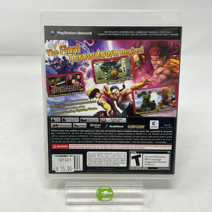 Super Street Fighter IV: Arcade Edition (Sony PlayStation 3 PS3, 2011)