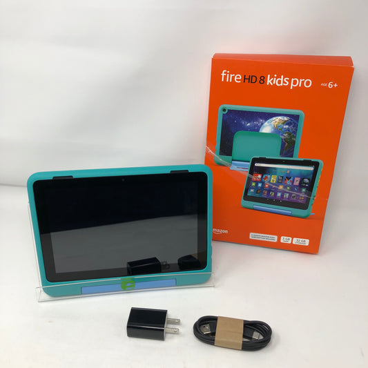 WiFi Only Amazon Fire HD 8 Kids Pro 32GB Hello Teal