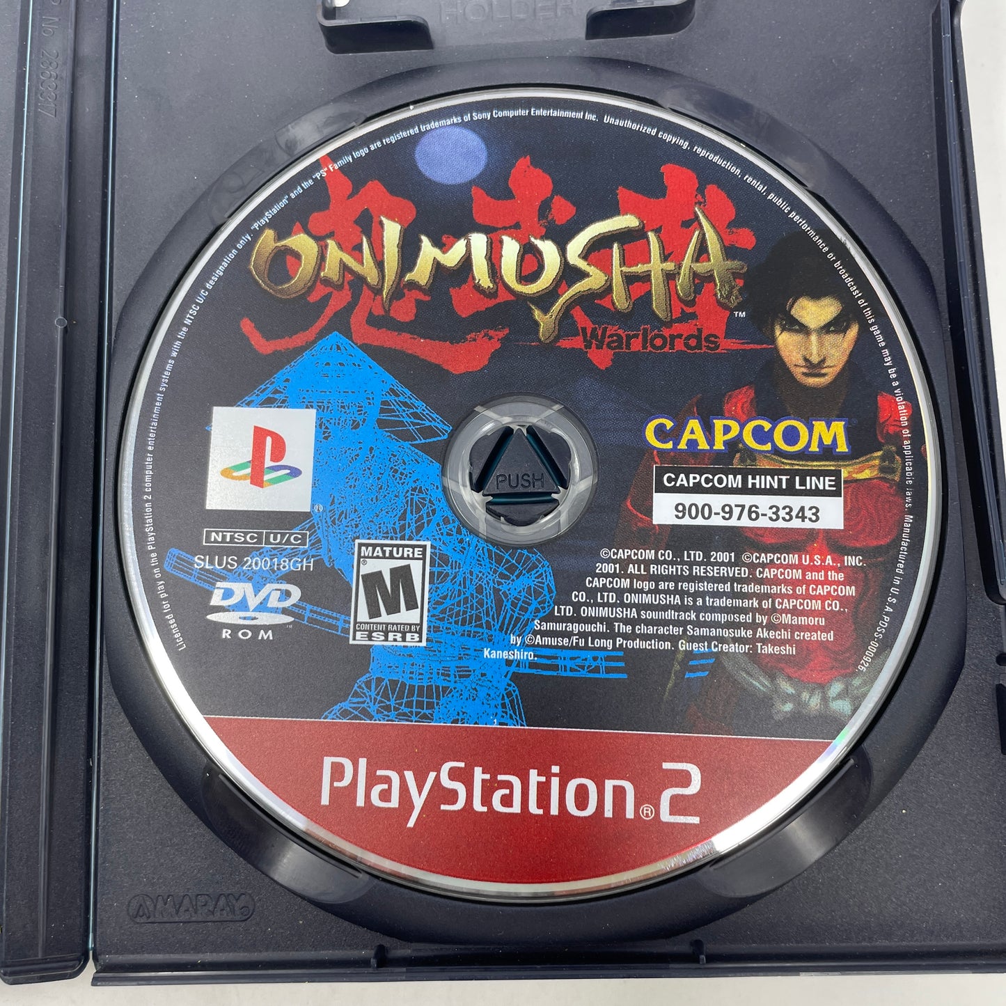 Onimusha Warlords (Sony PlayStation 2 PS2, 2001)