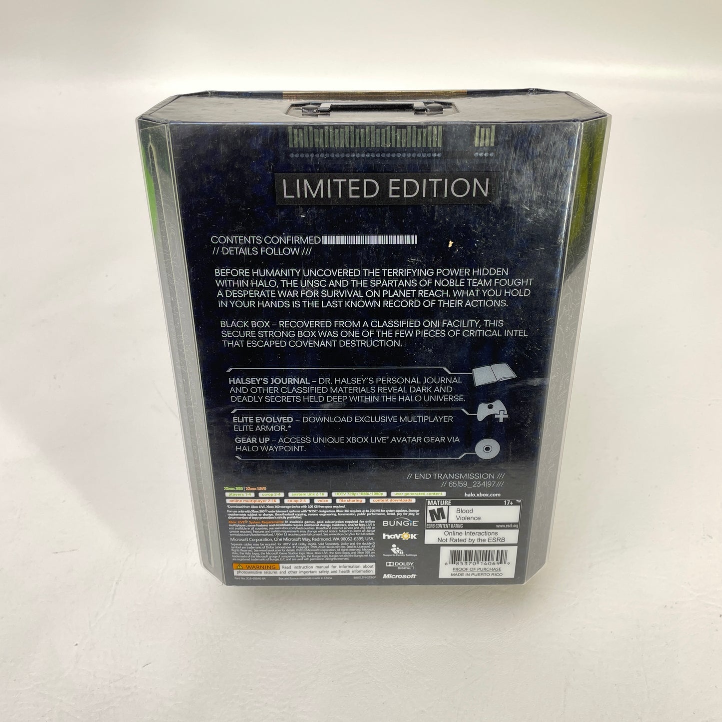 Halo: Reach [Limited Edition] (Microsoft Xbox 360,
