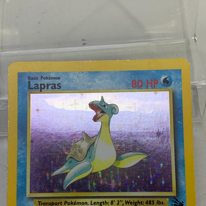 Pokémon TCG Fossil Lapras 10/62 Holo English