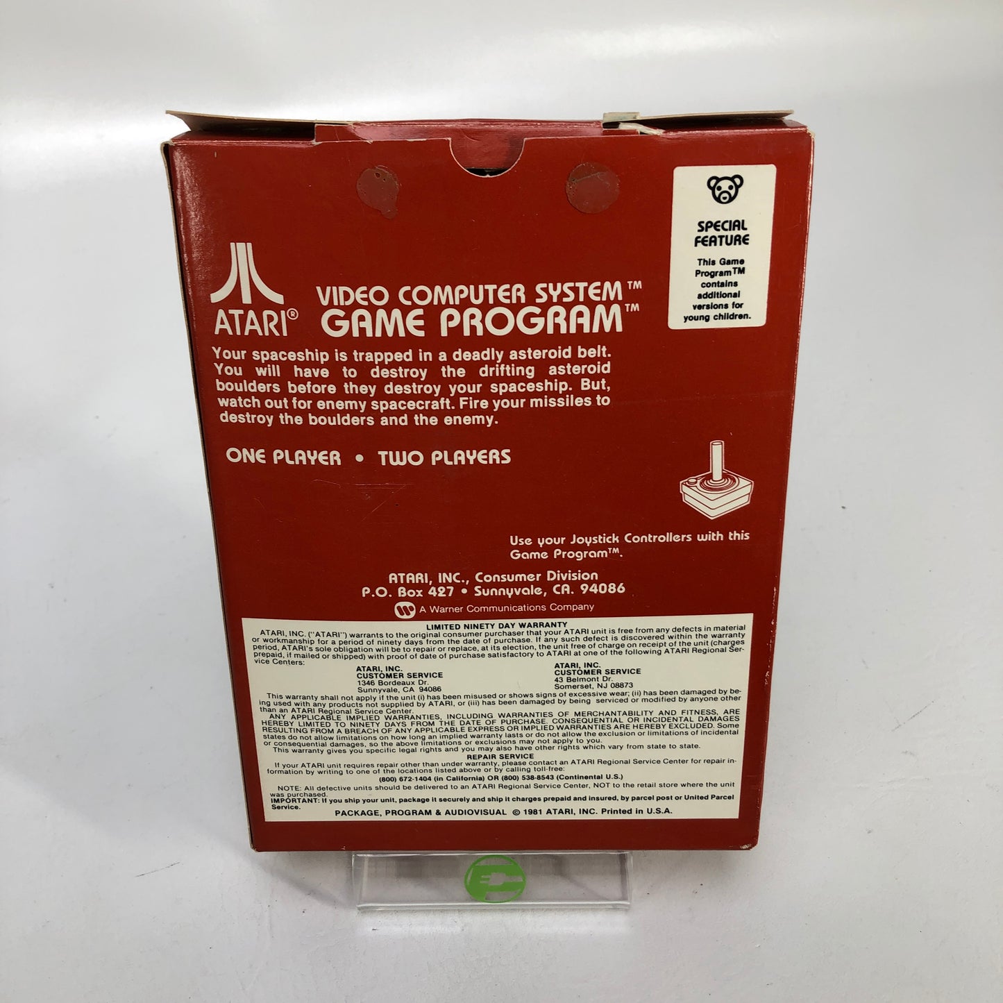 Asteroids (Atari 2600, 1980)