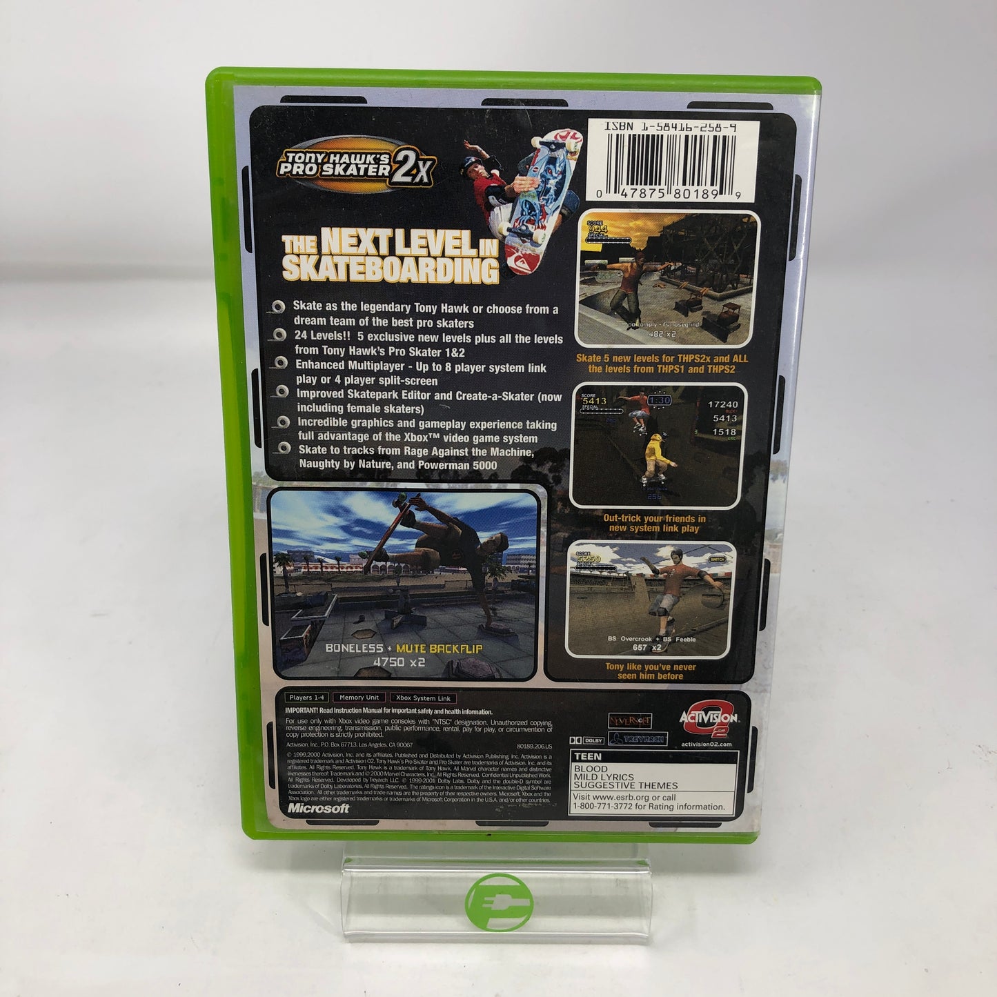 Tony Hawk 2x (Microsoft Xbox, 2001)