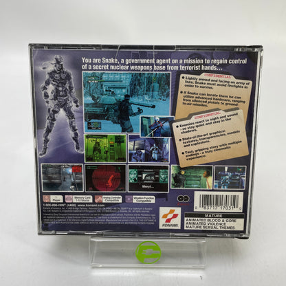 Metal Gear Solid (Sony PlayStation 1 PS1, 1998)