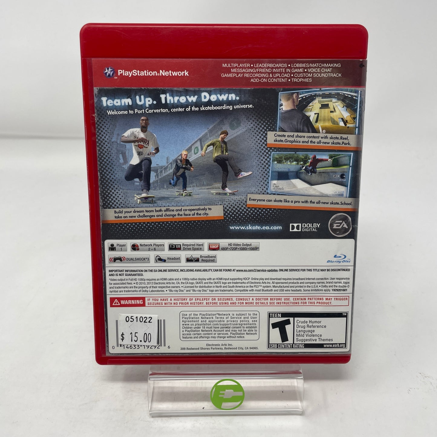 Skate 3 (Sony PlayStation 3 PS3, 2010)