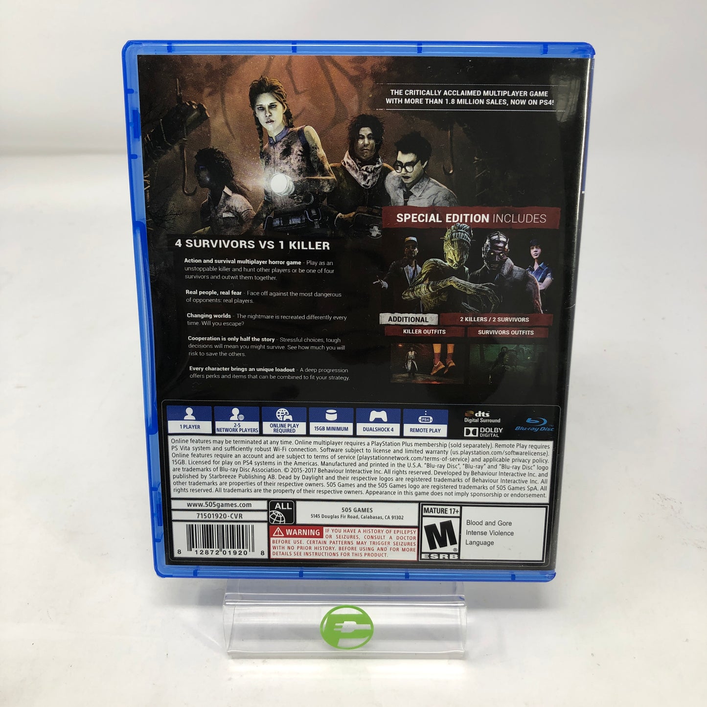 Dead by Daylight (Sony PlayStation 4 PS4, 2017)