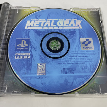 Metal Gear Solid (Sony PlayStation 1 PS1, 1998)
