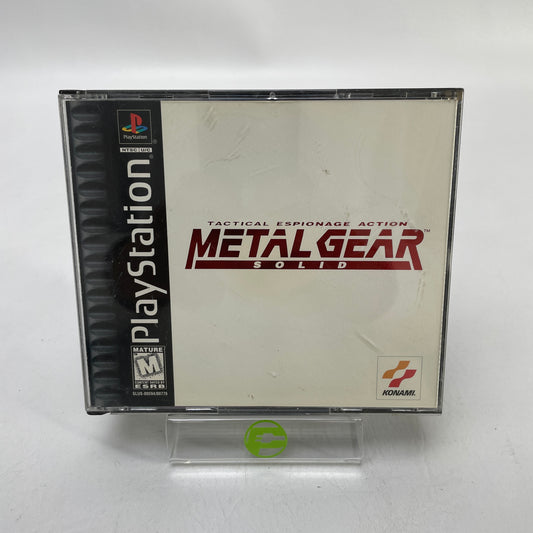 Metal Gear Solid (Sony PlayStation 1 PS1, 1998)