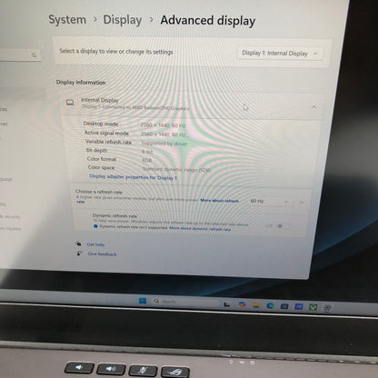 ASUS ROG Zephyrus G15 GA503QR 15.6" Ryzen 9 5900HS 3.3GHz 16GB RAM 1TB SSD