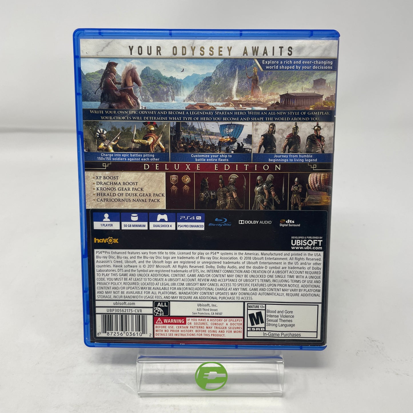 Assassin's Creed Odyssey [Deluxe Edition] (Sony PlayStation 4 PS4, 2018)