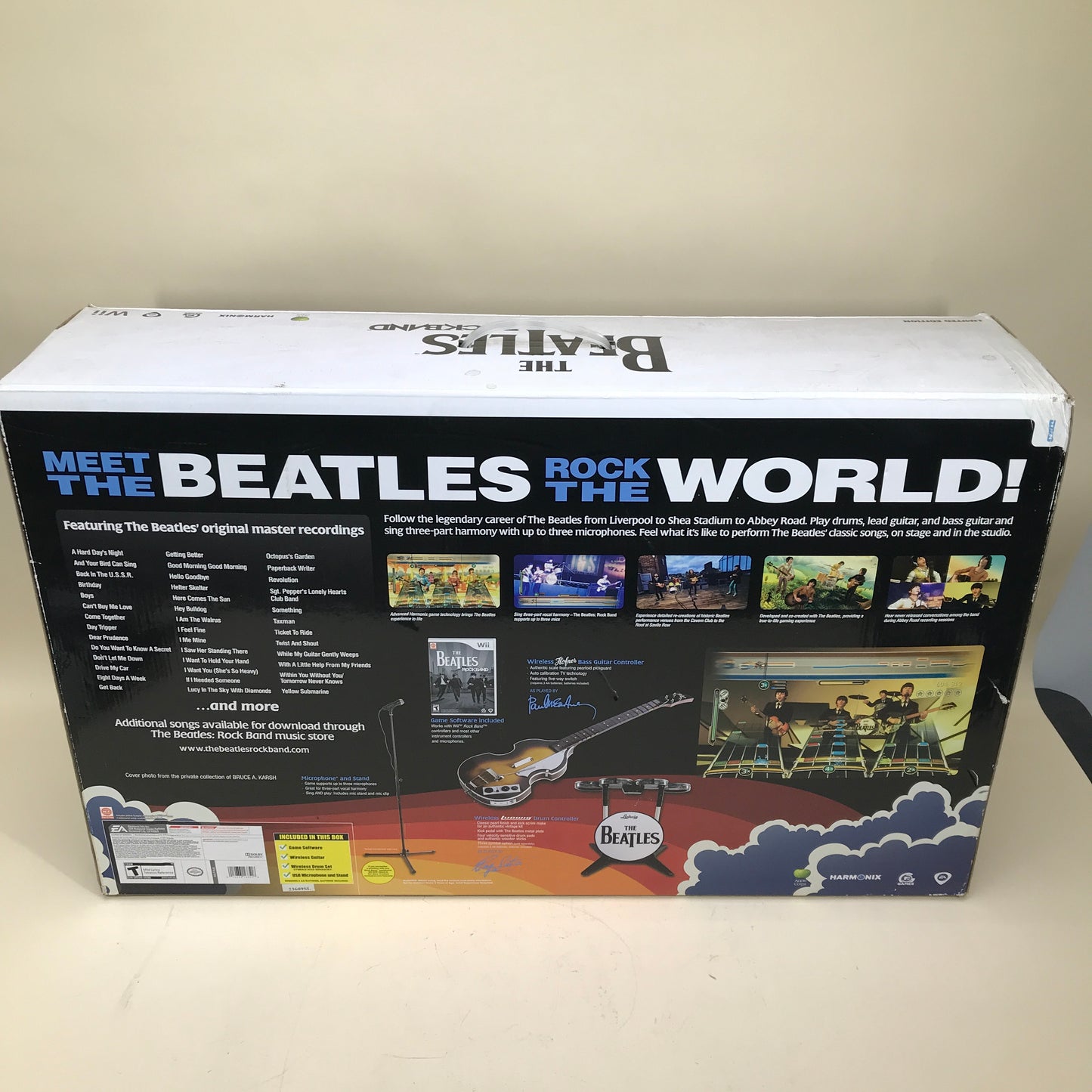 New The Beatles: Rock Band [Limited Edition] (Nintendo Wii, 2009)
