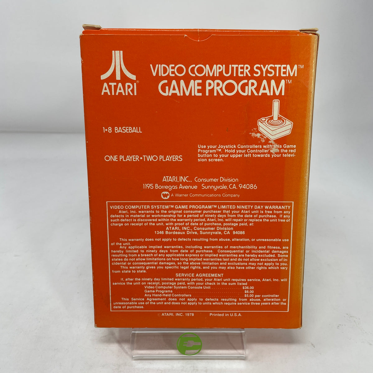 Home Run (Atari 2600, 1977)
