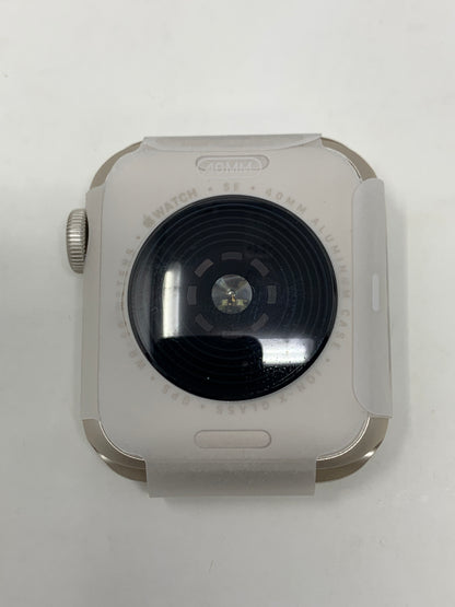 New GPS Only Apple Watch SE 2nd Gen 40MM Starlight Aluminum A2722