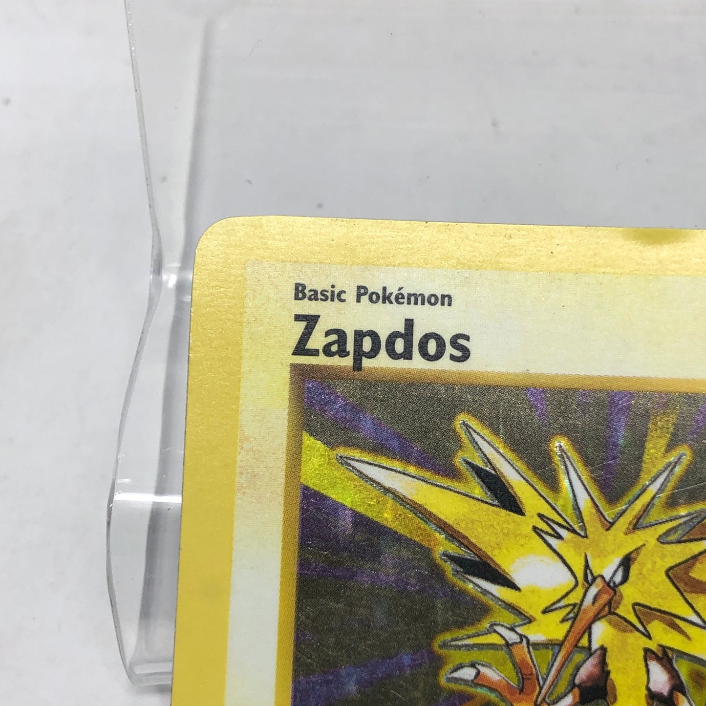 Pokémon TCG Base Set Zapdos (Shadowless) 30/102 Holo English