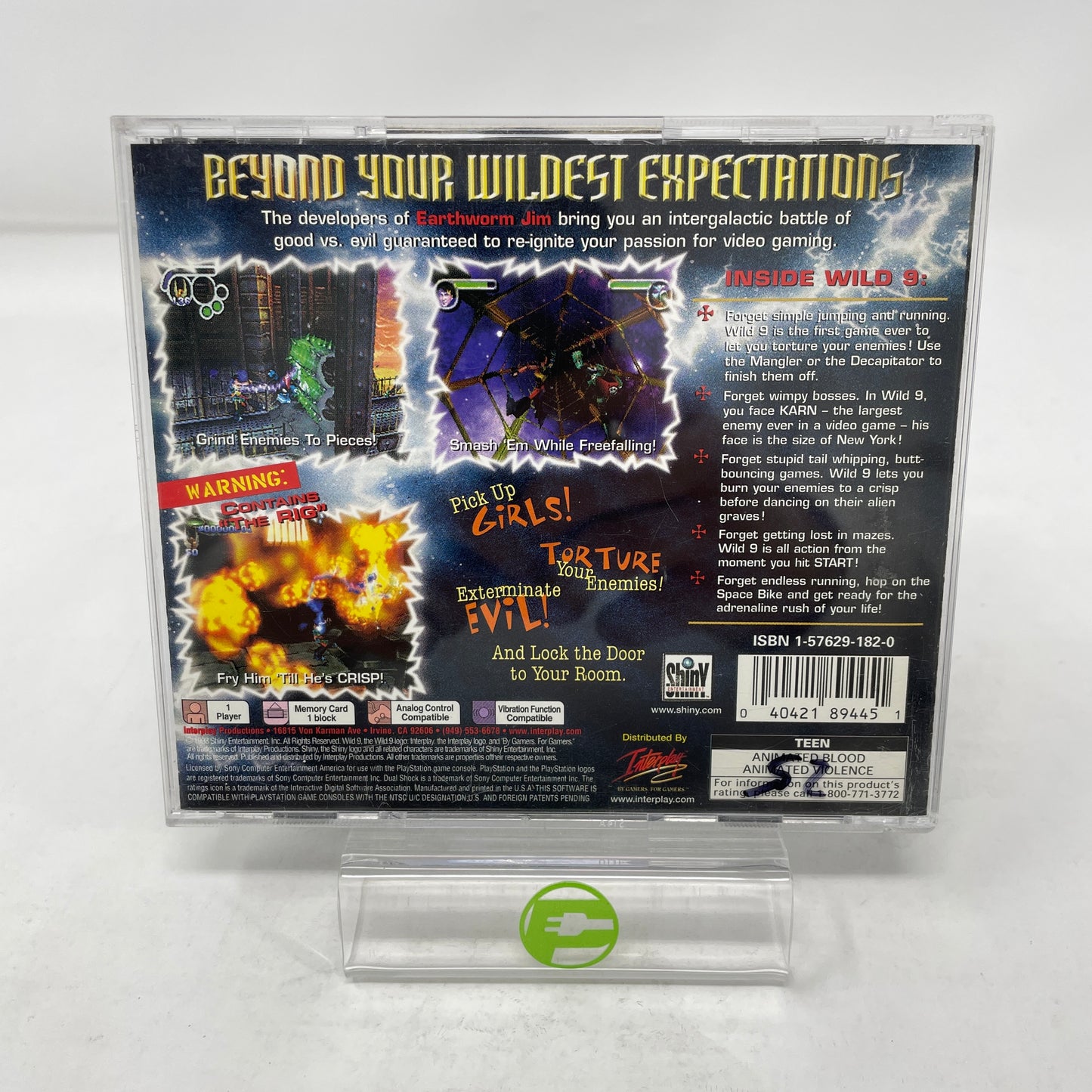Wild 9 (Sony PlayStation 1 PS1, 1998)