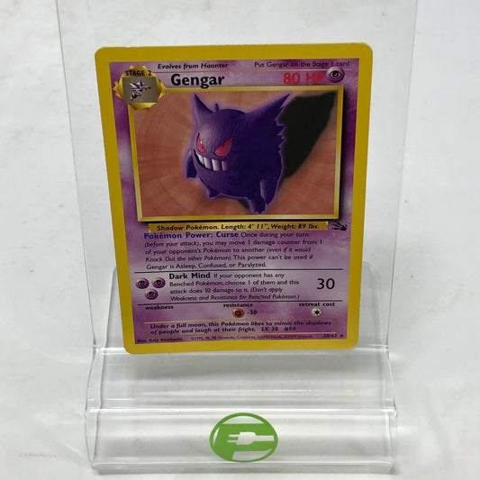 Pokémon TCG Fossil Gengar 20/62 Regular English