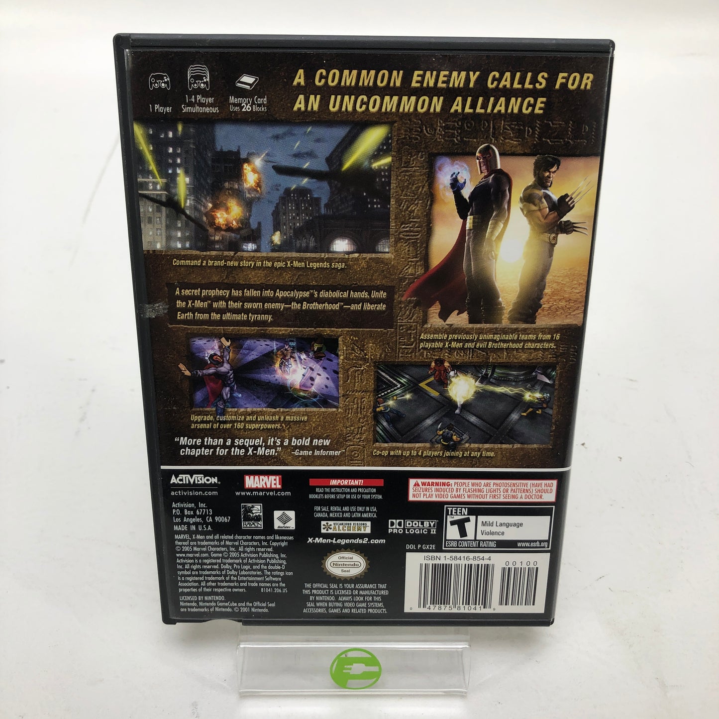 X-men Legends 2 (Nintendo GameCube, 2005)