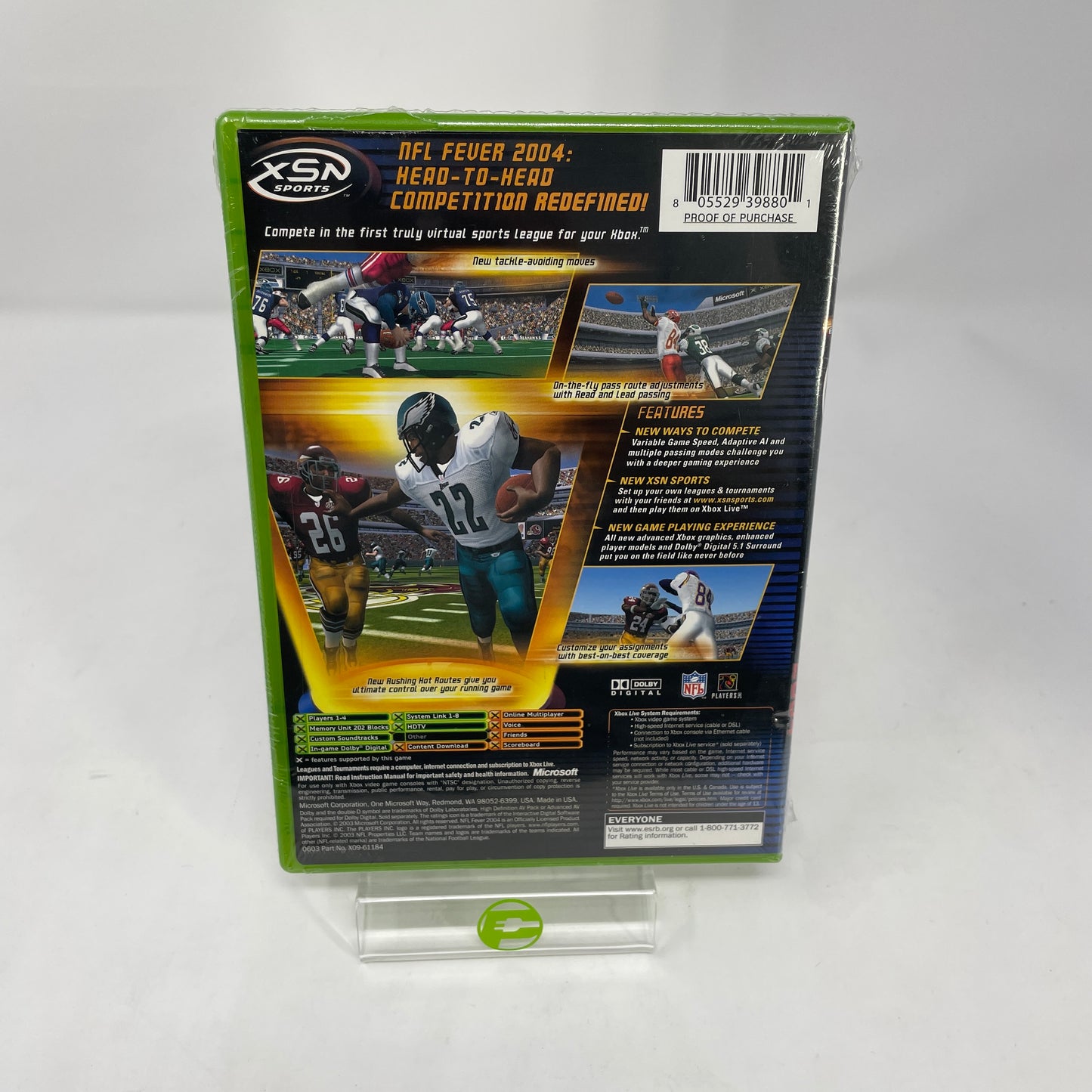 New NFL Fever 2004 (Microsoft Xbox, 2003)