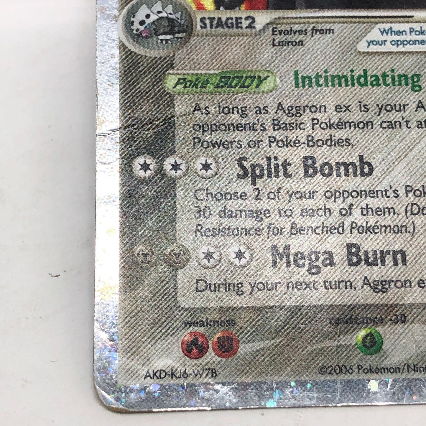 Pokémon TCG EX Crystal Guardians Aggron EX 89/100 Holo English
