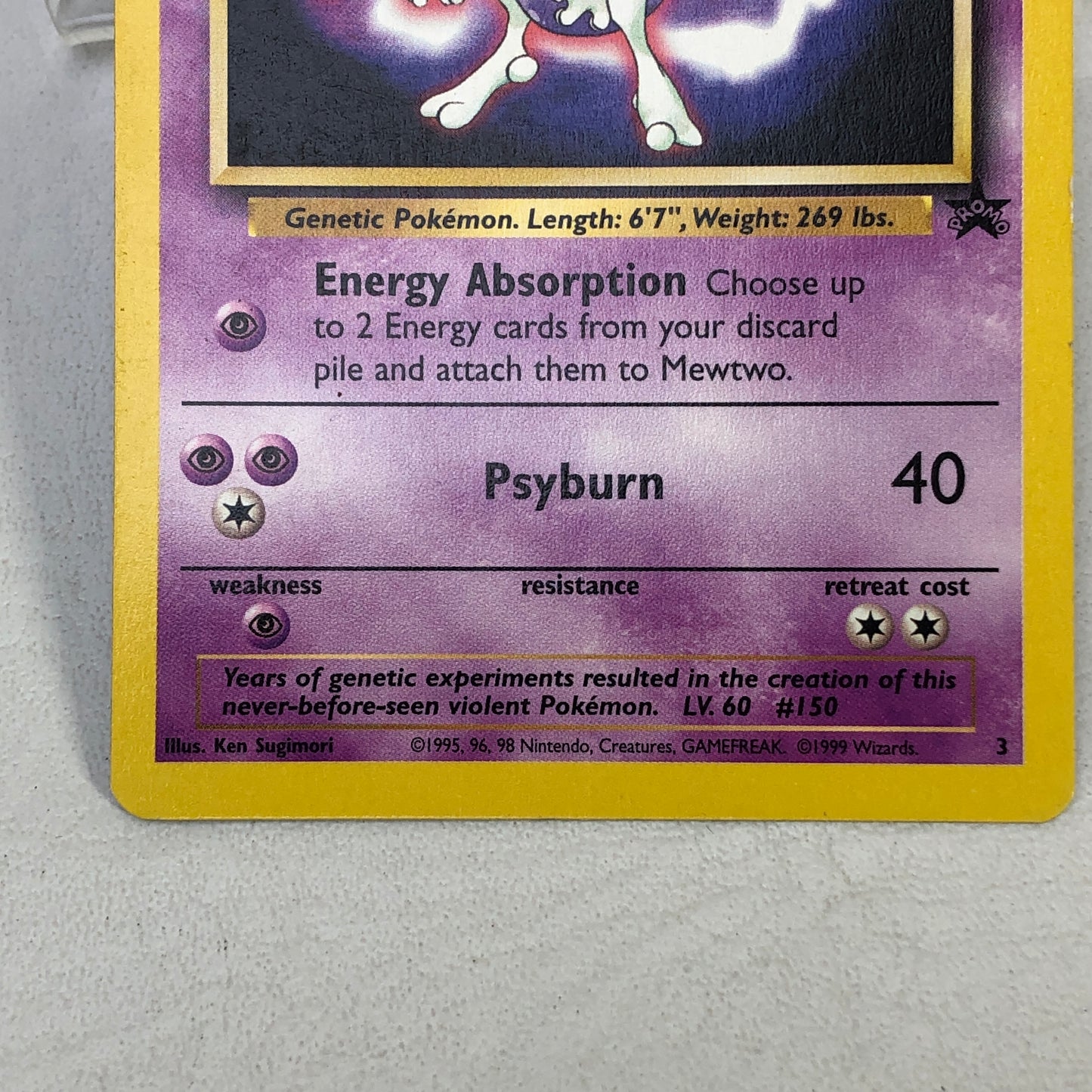 Pokémon TCG Promo Mewtwo 3 Regular English