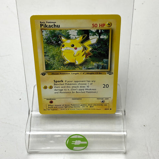 Pokémon TCG Base Set Pikachu [First Edition] 60/64 Regular English