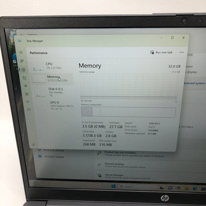 HP Laptop 255 G10 15.6" Ryzen 7 7730U 2.0GHz 32GB RAM 1TB SSD