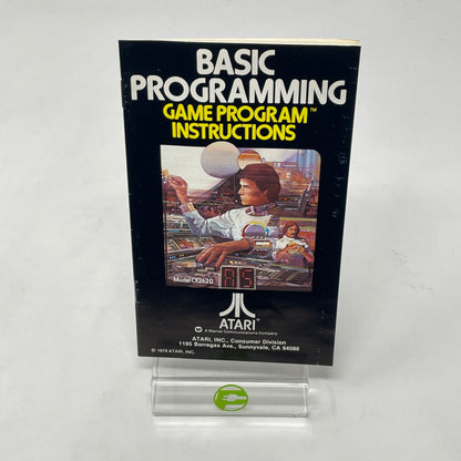 BASIC Programming (Atari 2600, 1977)