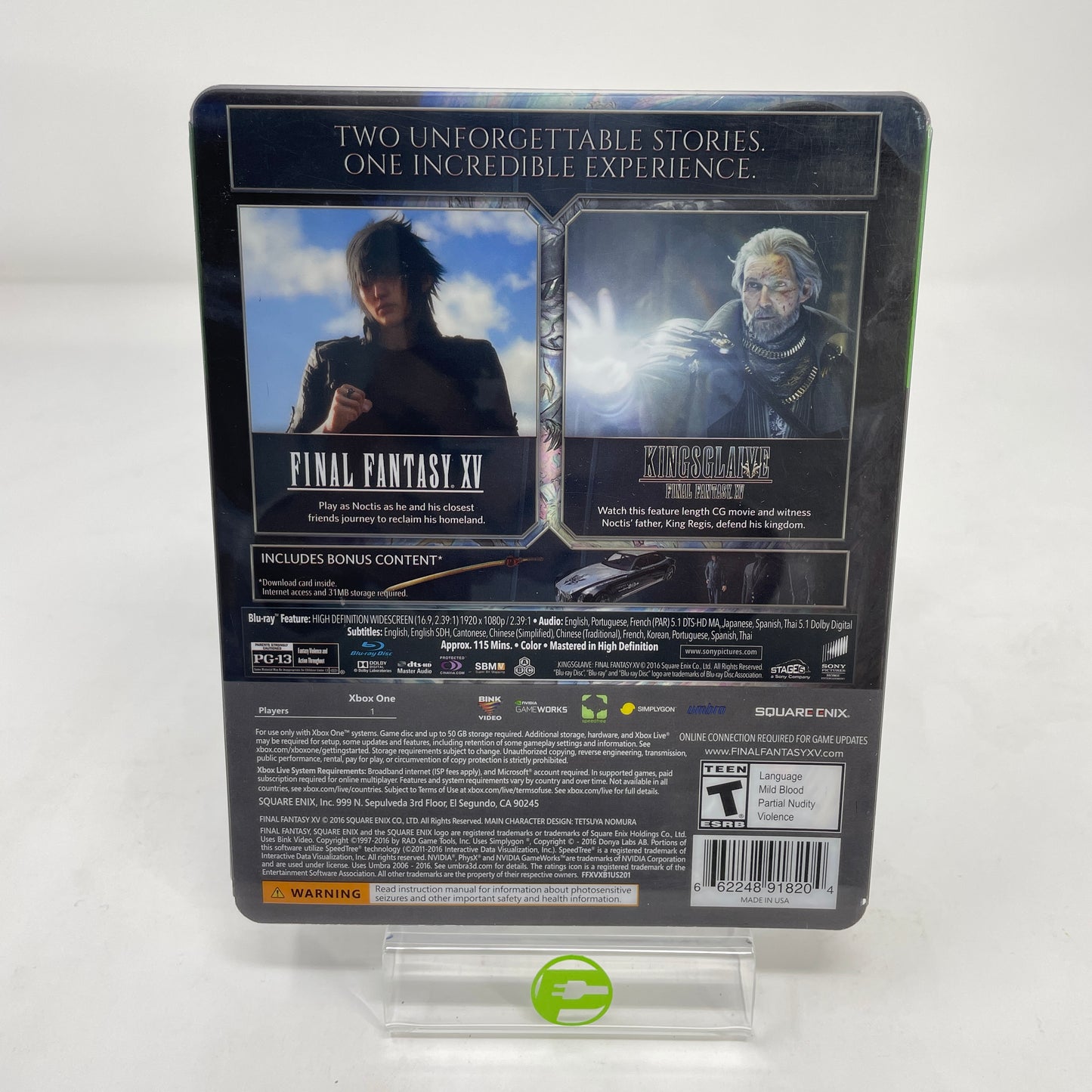 Final Fantasy XV [Deluxe Edition] (Microsoft Xbox One, 2016)