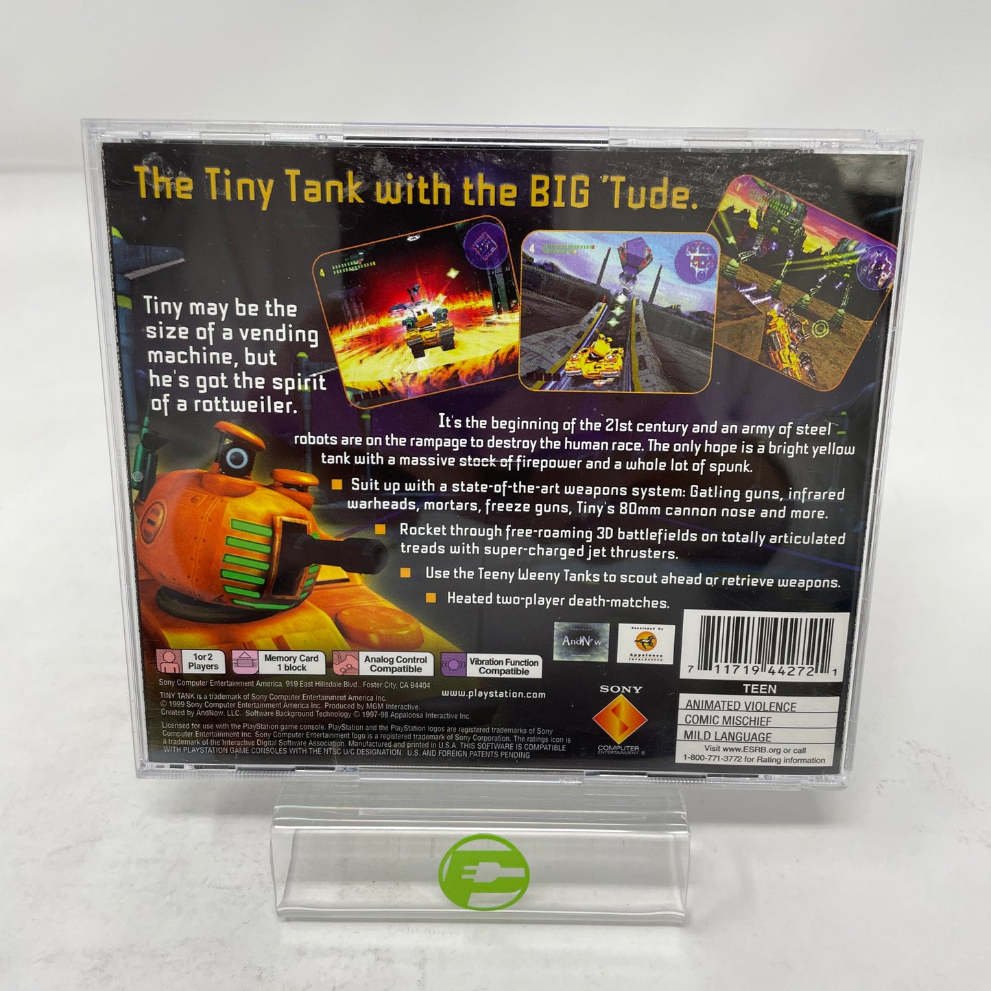 Tiny Tank (Sony PlayStation 1 PS1, 1999)