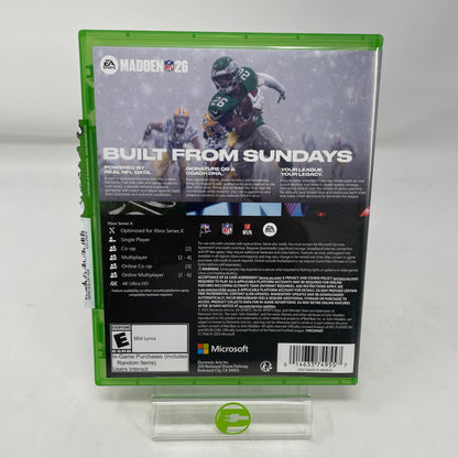 Madden NFL 26 (Microsoft Xbox Series X, 2025)