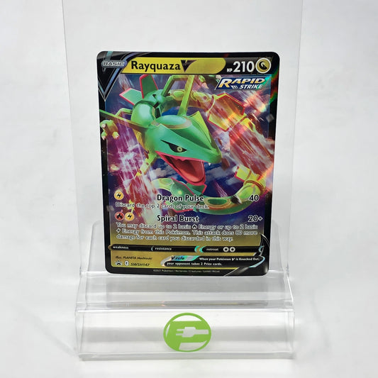 Pokémon TCG Sword & Shield Promo Rayquaza V SWSH147 English
