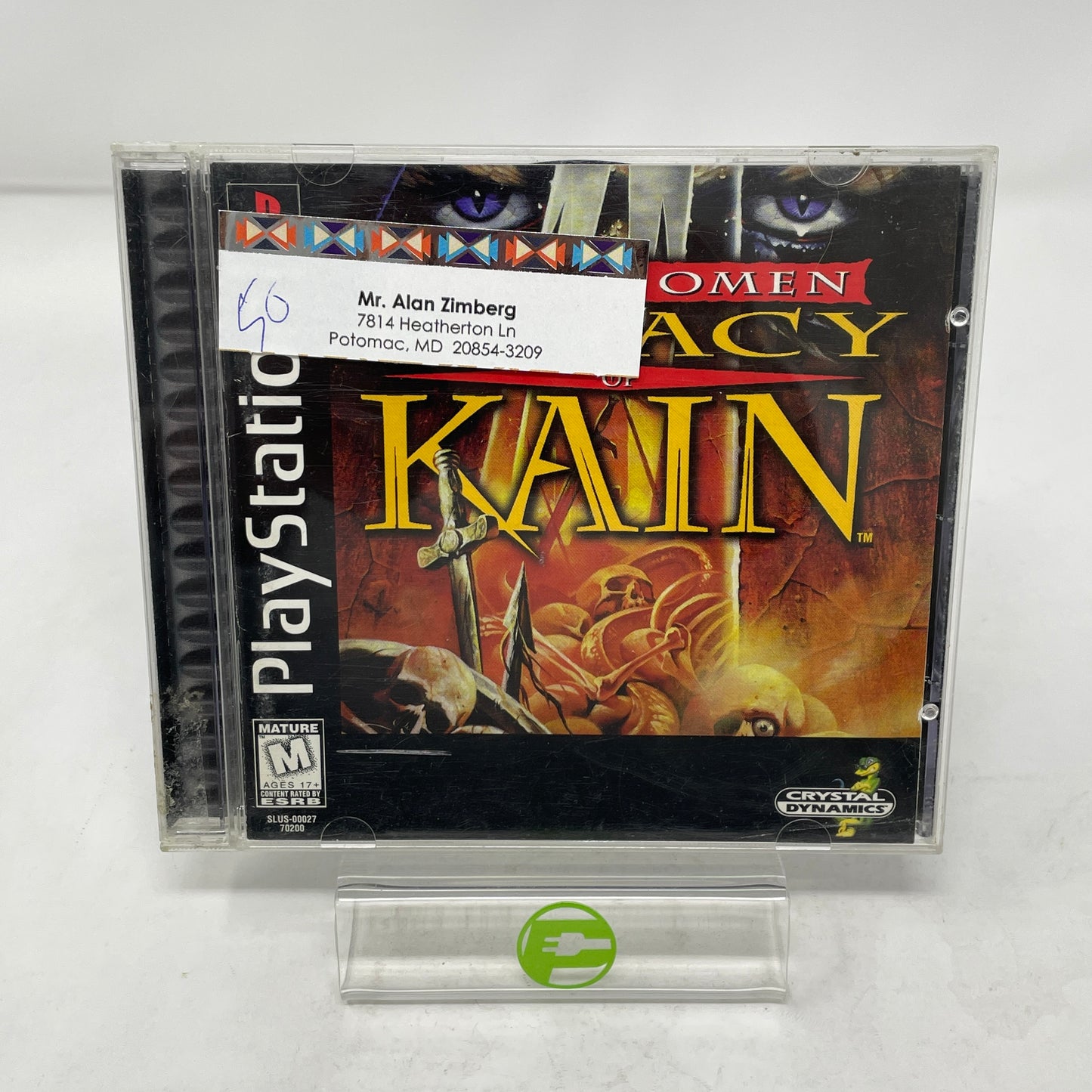 Blood Omen: Legacy of Kain (Sony PlayStation 1 PS1, 1996)