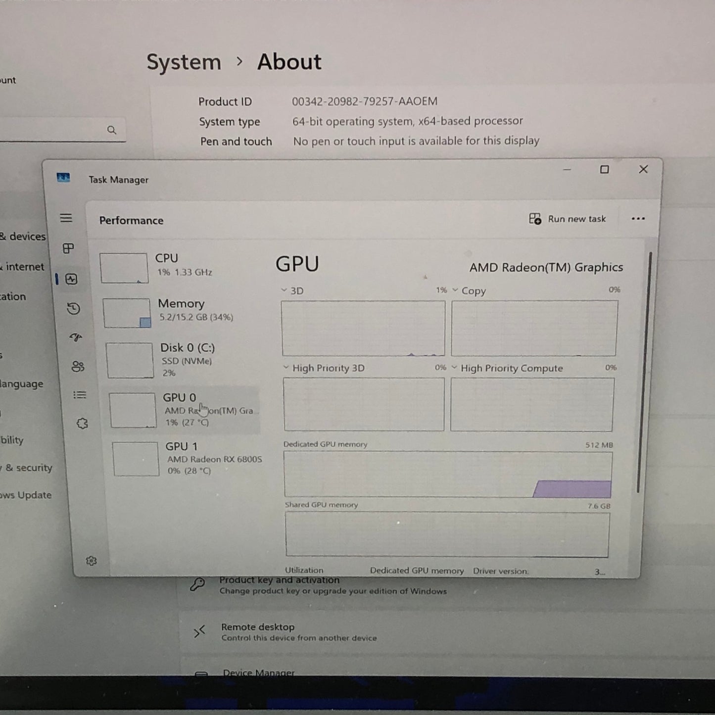 Lenovo Legion 7 16ARHA7 16" AMD Ryzen 9 4900HS 3.3GHz 8GB RAM 1TB SSD 