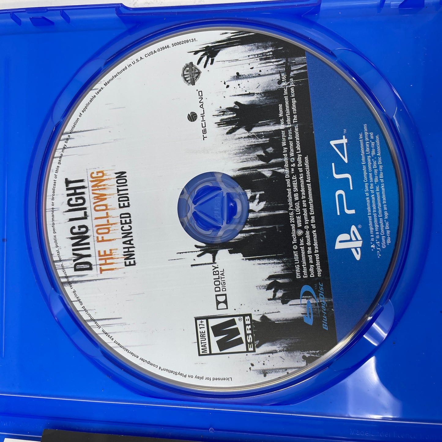Dying Light The Following Enhanced Edition (Sony PlayStation 4 PS4, 2016)