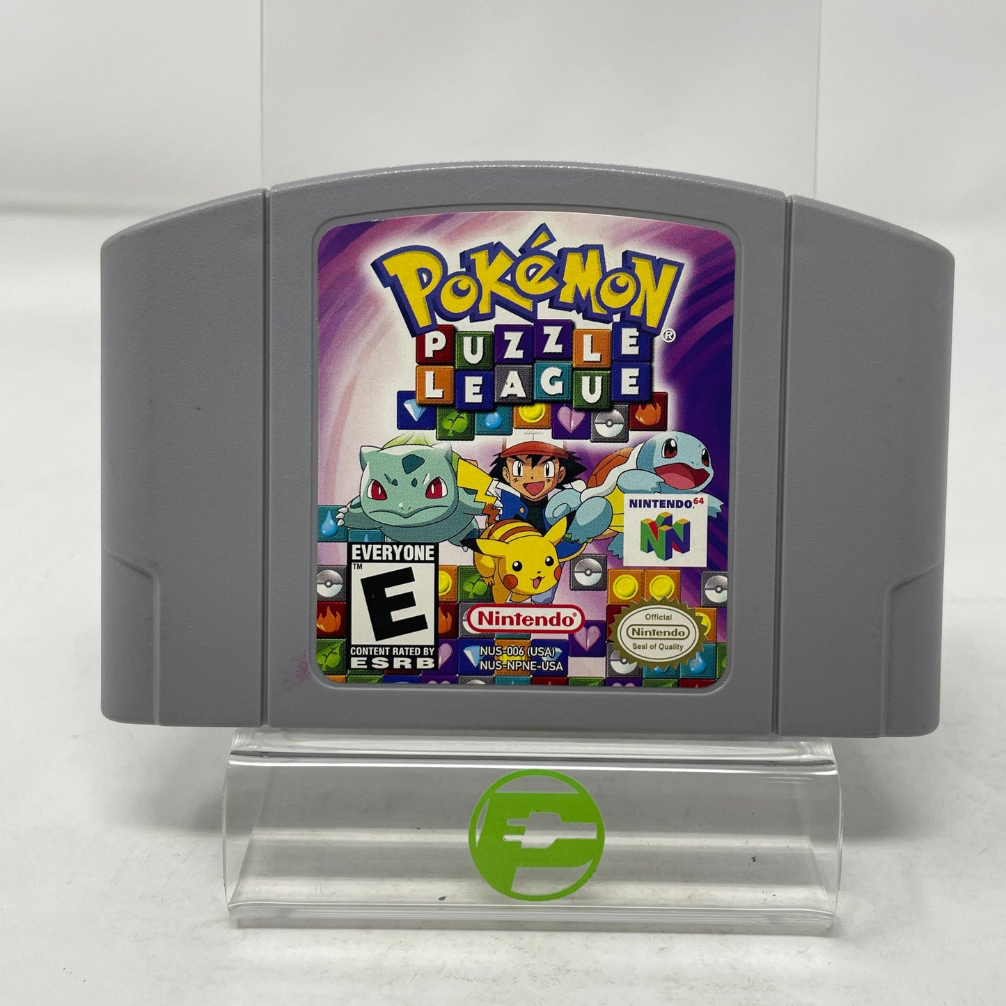 Pokemon Puzzle League (Nintendo 64 N64, 2000) Cartridge Only