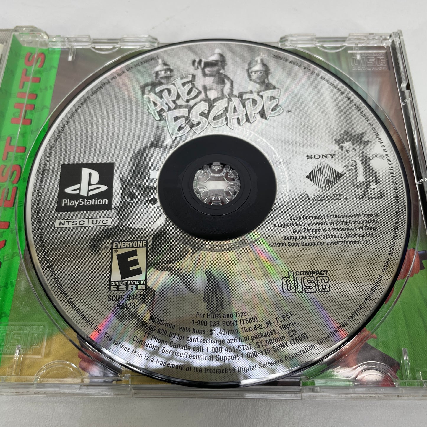 Ape Escape (Sony PlayStation 1 PS1, 1999)