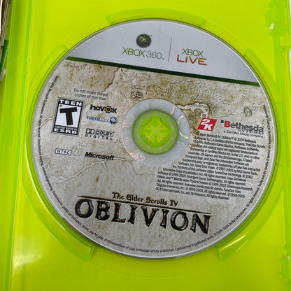 Elder Scrolls IV Oblivion (Microsoft Xbox 360, 2006)