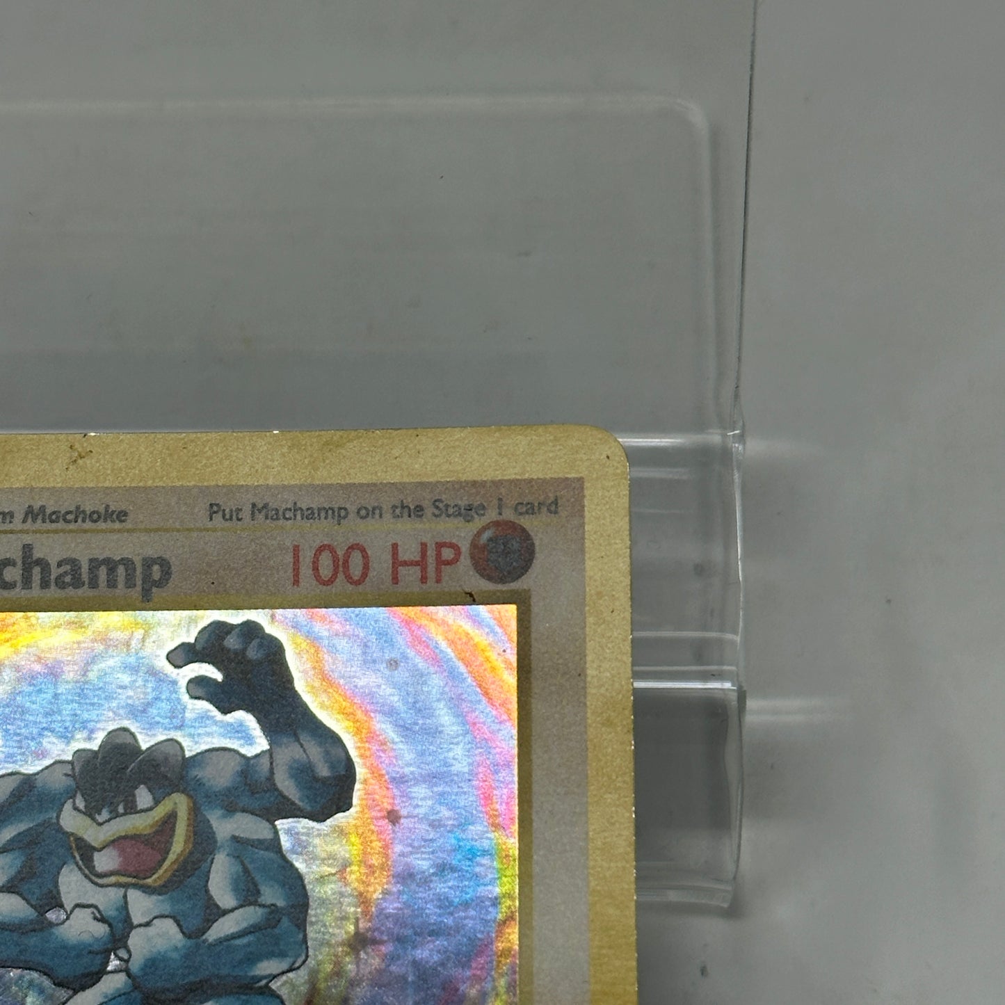 Pokémon TCG Base Set Machamp (1st Edition) (Shadowless) 8/102 Holo English