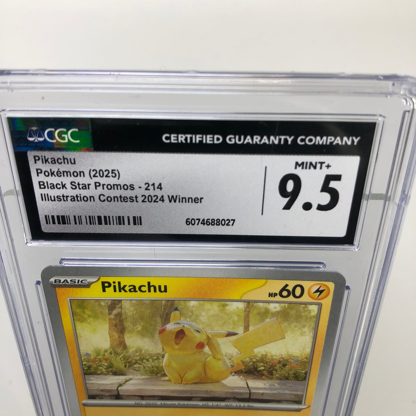 Pokémon TCG Graded 9.5 Pikachu #214 English