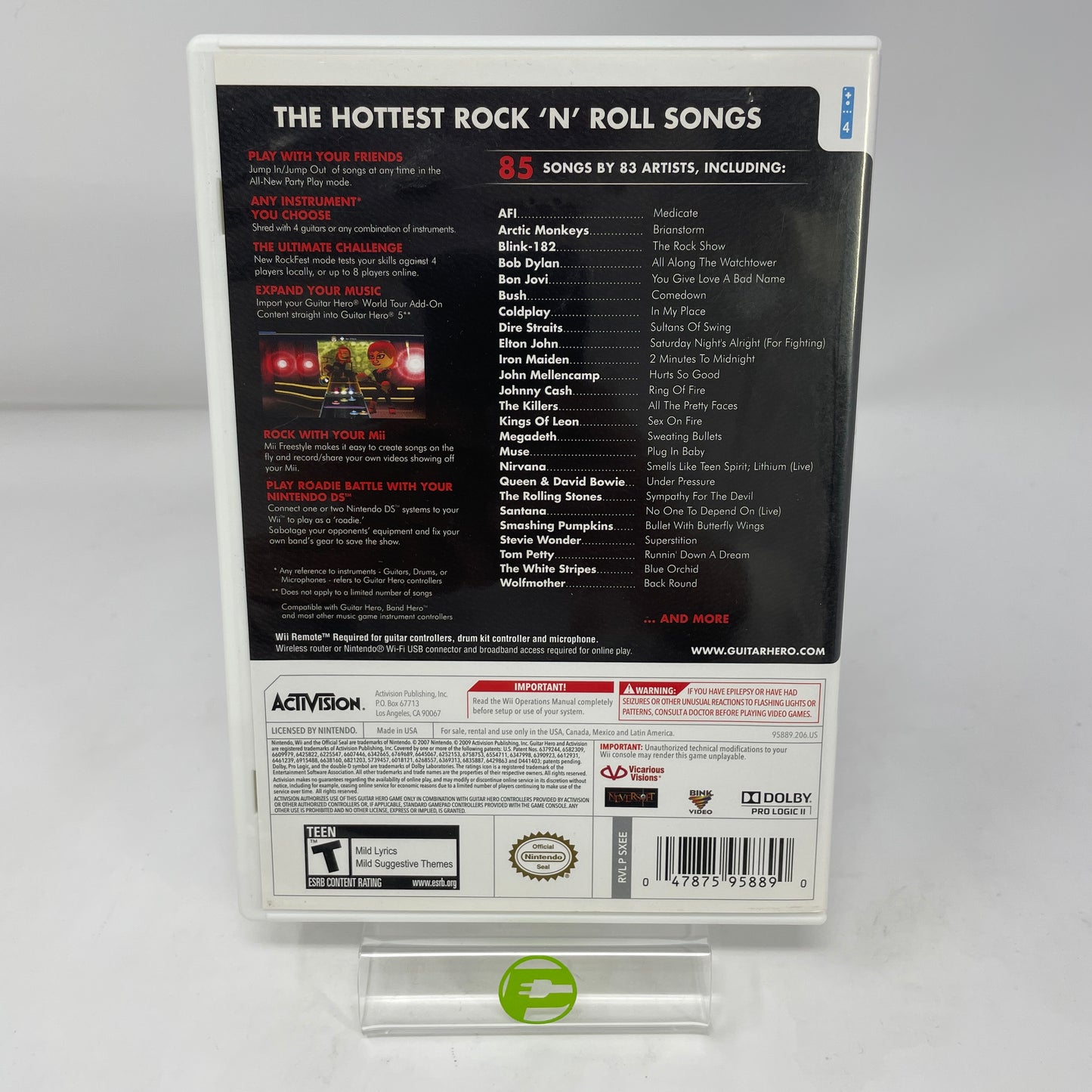 Guitar Hero 5 (Nintendo Wii, 2009)