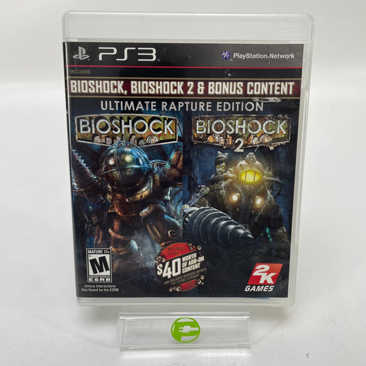 Bioshock Ultimate Rapture Edition (Sony PlayStation 3 PS3, 2013)