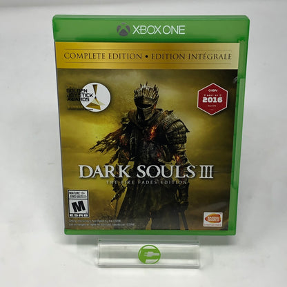 Dark Souls III: The Fire Fades Edition (Microsoft Xbox One, 2017)