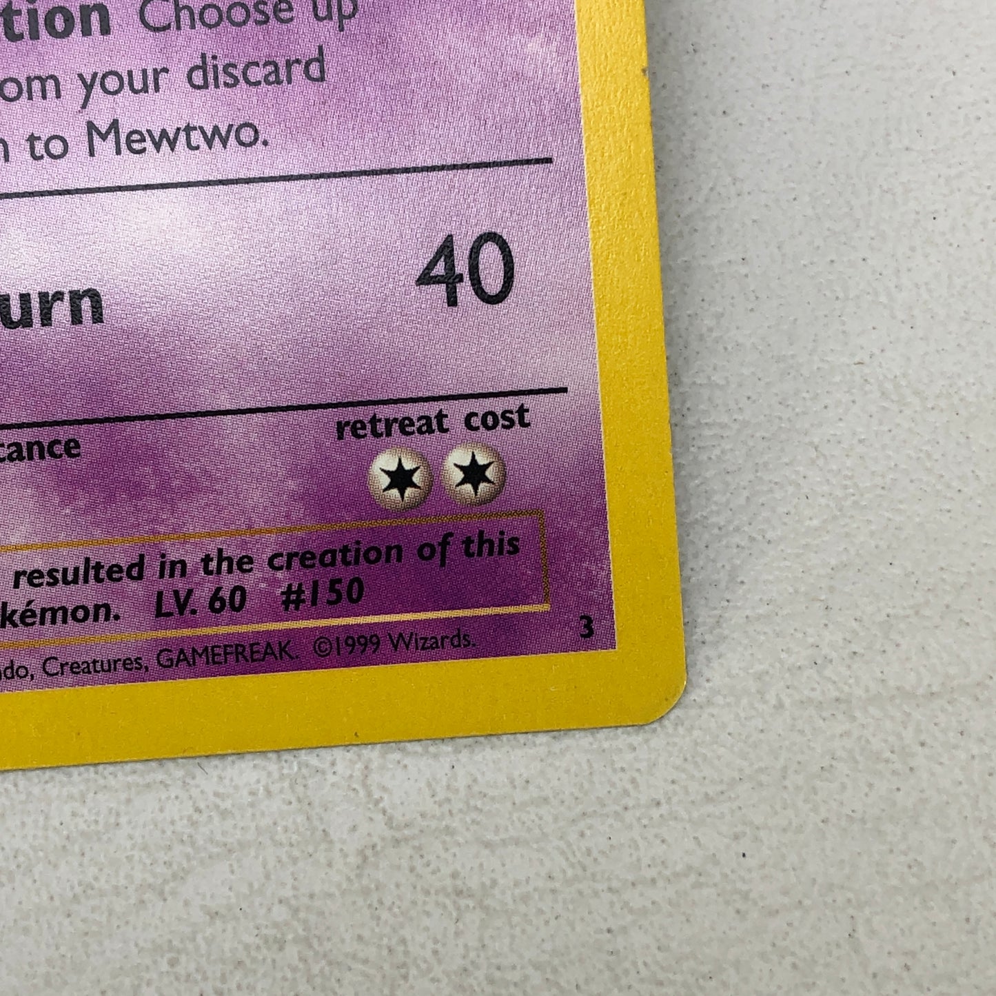 Pokémon TCG Promo Mewtwo 3 Regular English