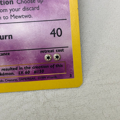 Pokémon TCG Promo Mewtwo 3 Regular English