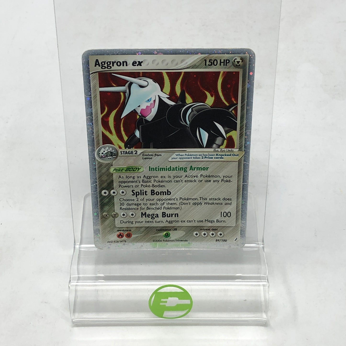 Pokémon TCG EX Crystal Guardians Aggron EX 89/100 Holo English