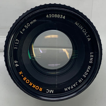 Minolta f/1.7 50mm For Minolta MD Standard Prime Lens